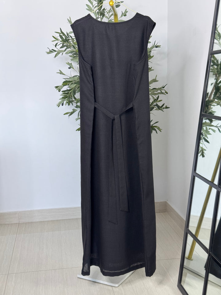 Linen Dress (Black)