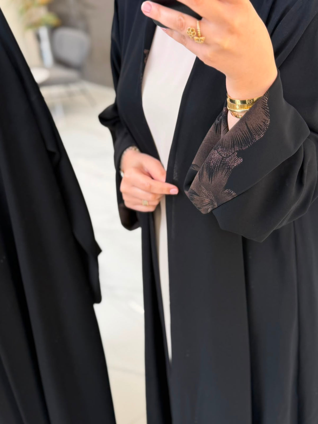 BLOOM ABAYA ( Brown)