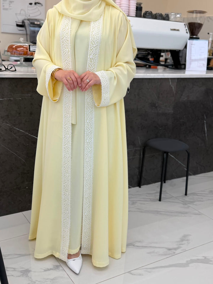 IHS12 ABAYA( Butter Yellow)