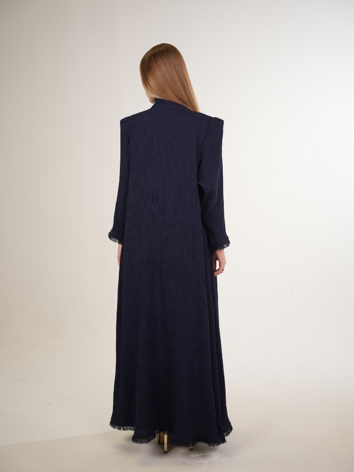 IH02 ABAYA Set (NAVY BLUE)