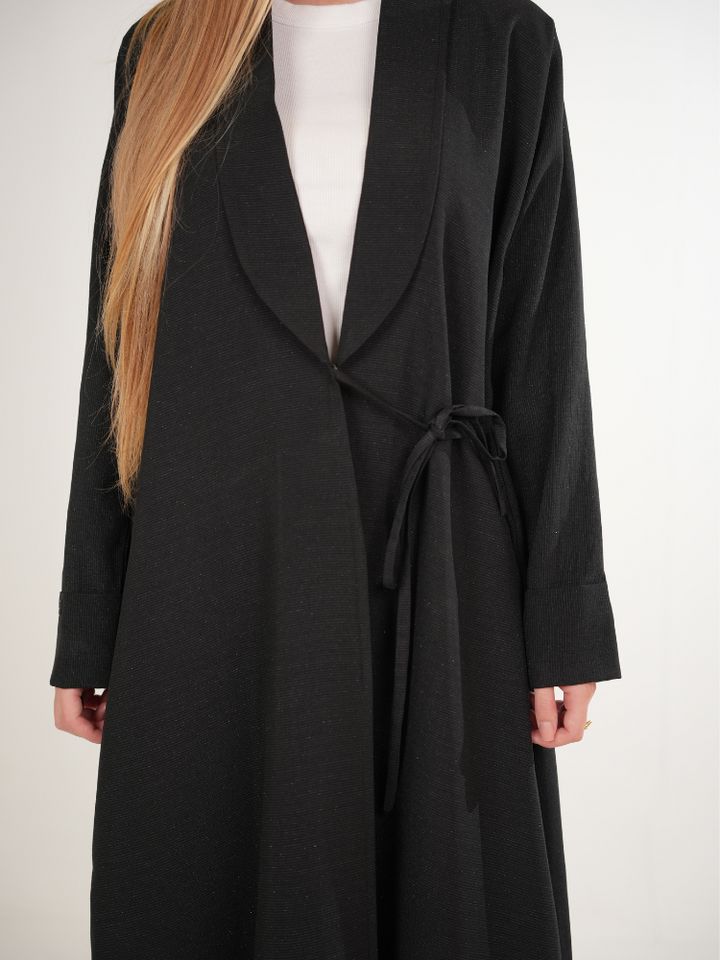 IH03 BLAZER ABAYA (BLACK)