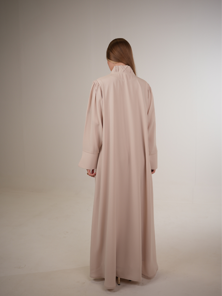 IH01 ABAYA Set (BEIGE)