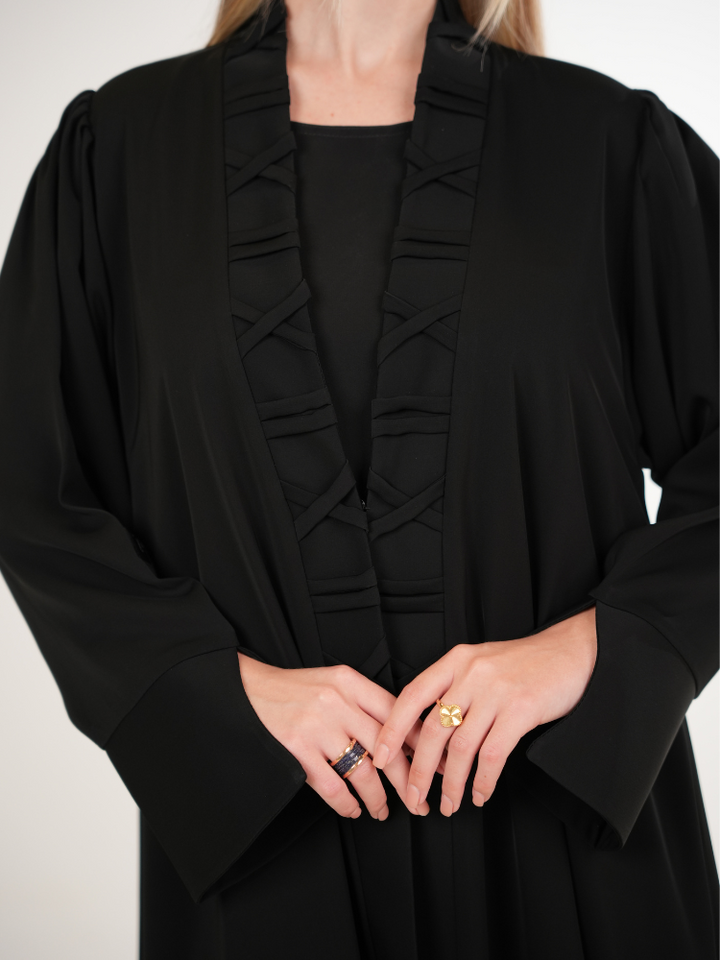 IH01 ABAYA Set (BLACK)