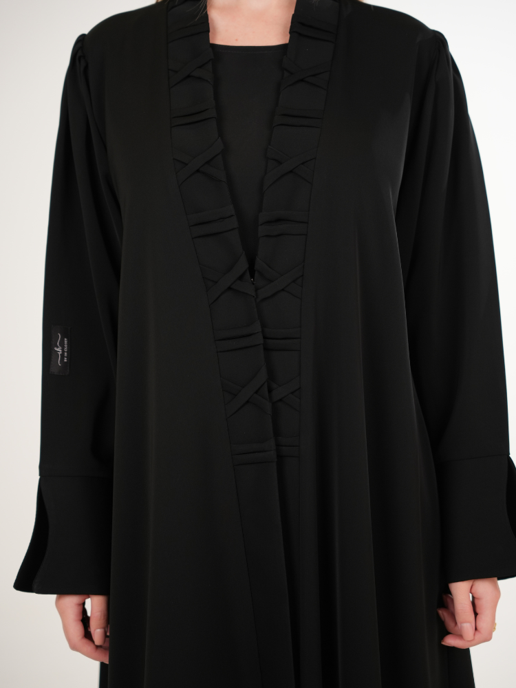 IH01 ABAYA Set (BLACK)