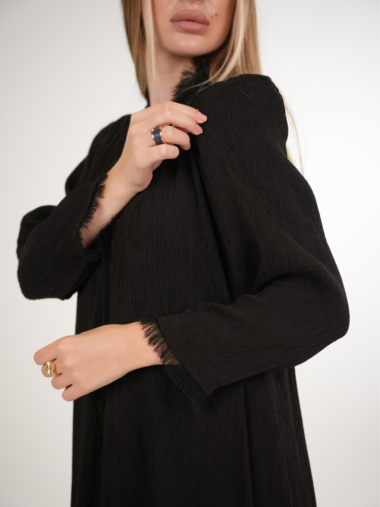 IH02 ABAYA Set (BLACK)