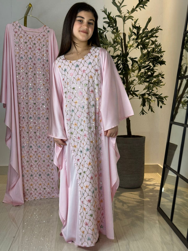 "HIND" KIDS RAMADAN DRESS (PINK)