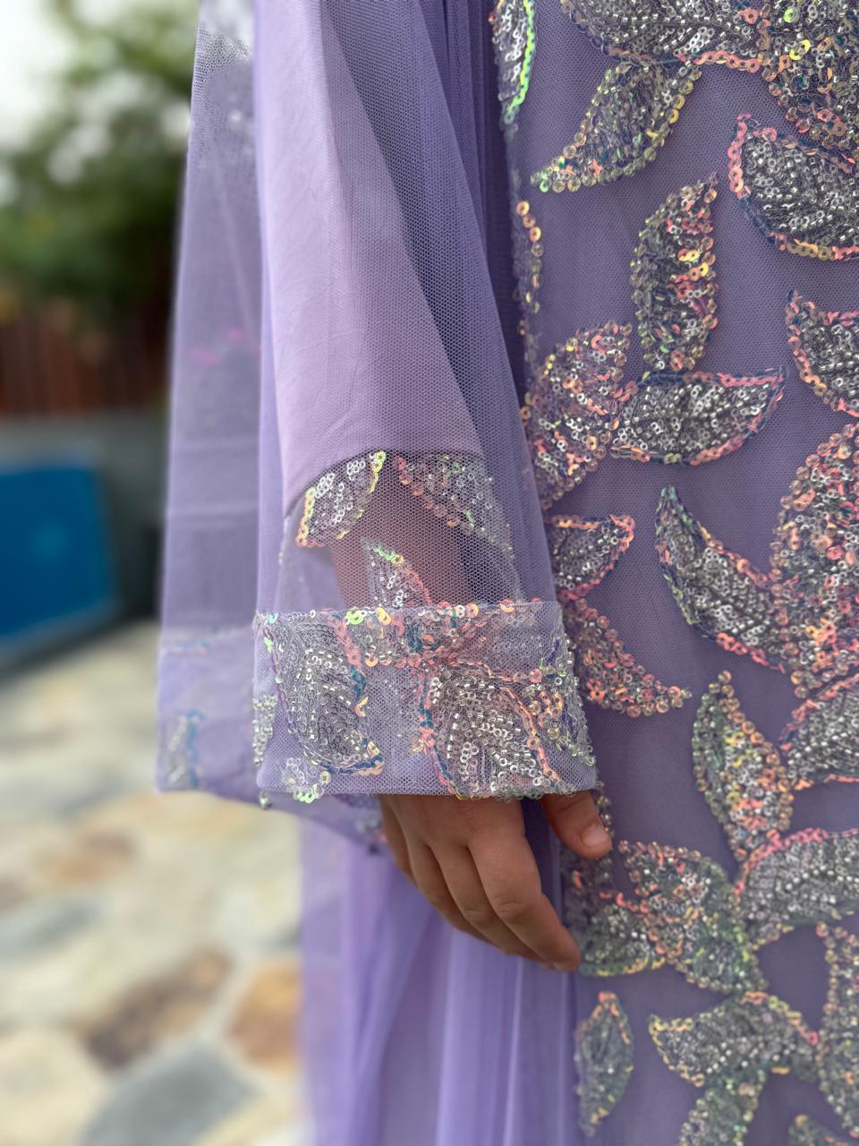 "HEBA" JALLABIYA PINK (KIDS)
