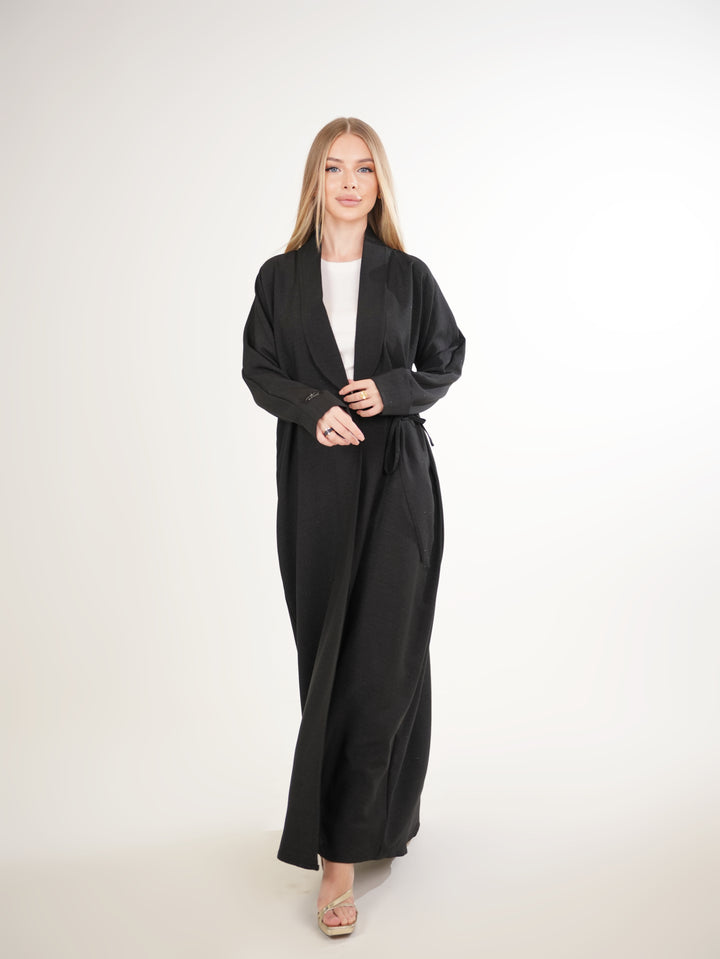 IH03 BLAZER ABAYA (BLACK)