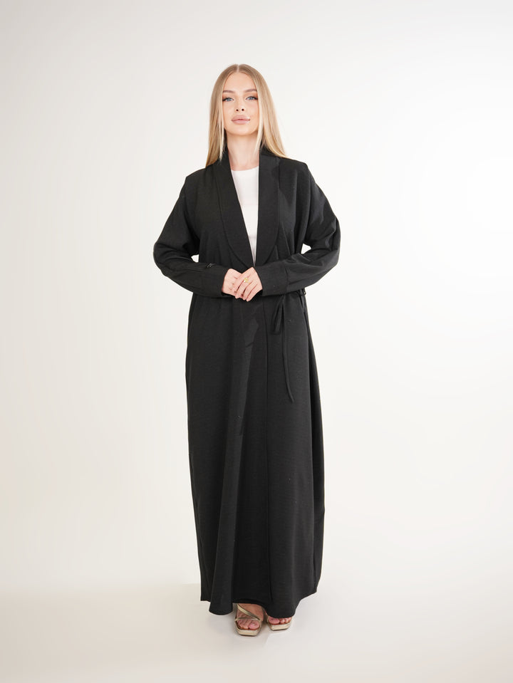 IH03 BLAZER ABAYA (BLACK)