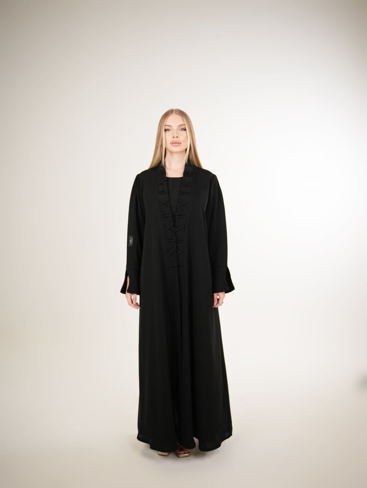 IH01 ABAYA Set (BLACK)