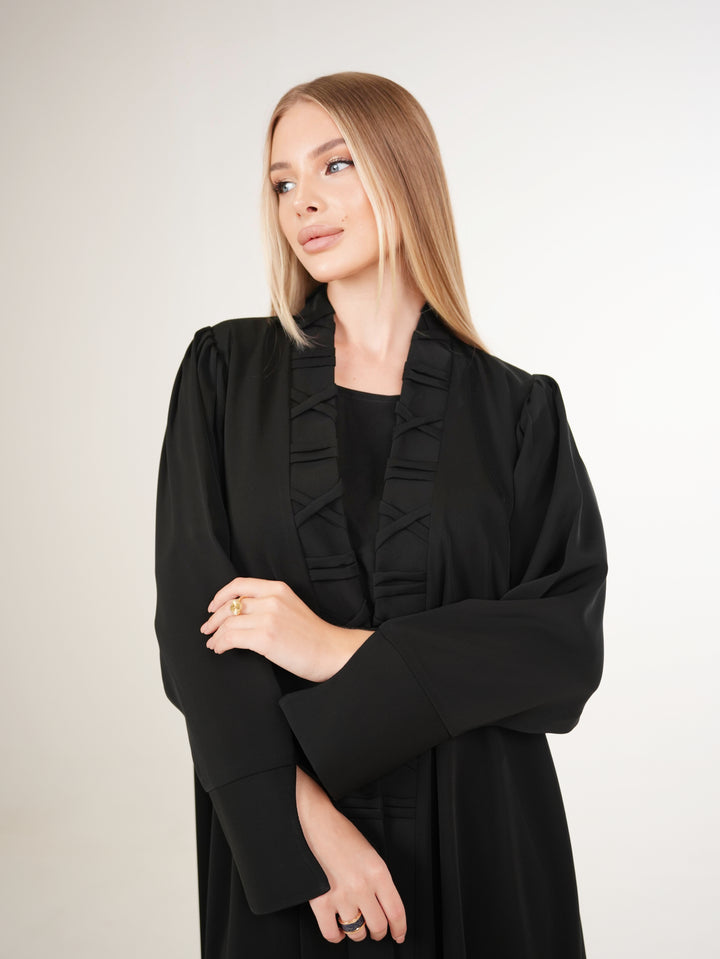 IH01 ABAYA Set (BLACK)