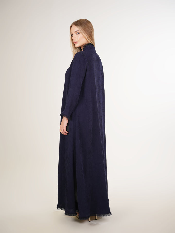 IH02 ABAYA Set (NAVY BLUE)