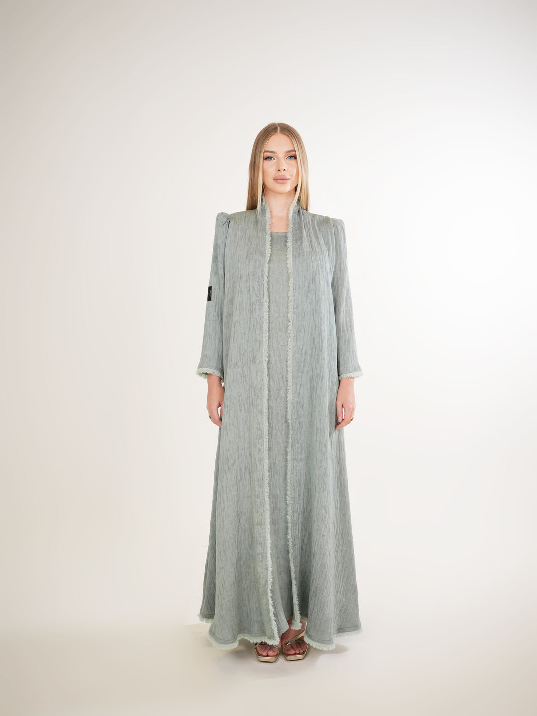 IH02 ABAYA Set (SAGE GREEN)