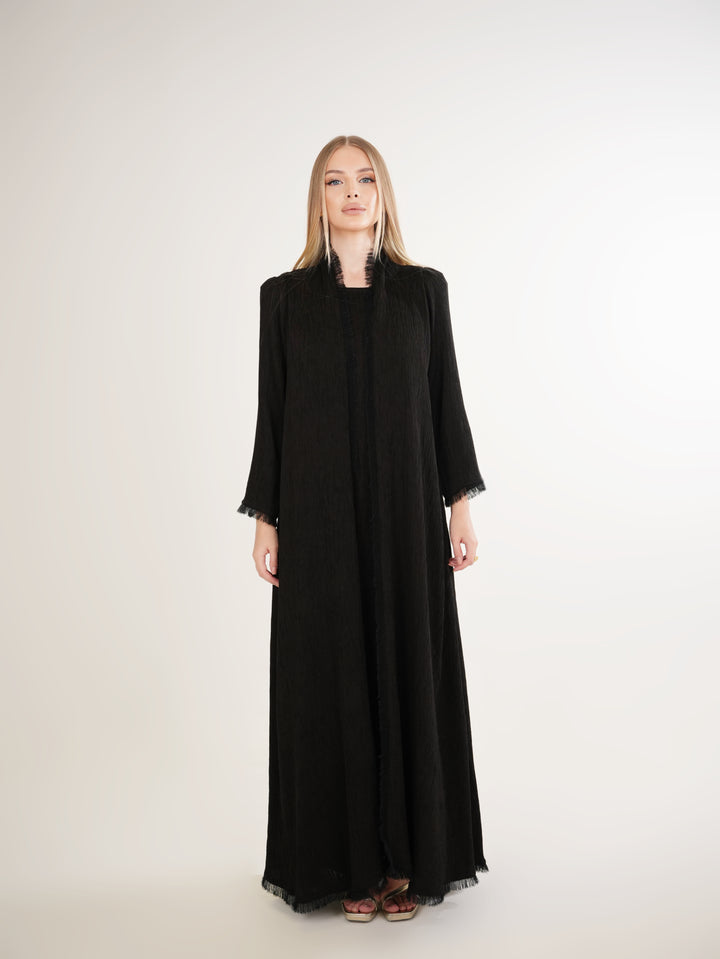 IH02 ABAYA Set (BLACK)