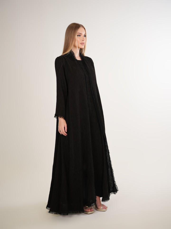 IH02 ABAYA Set (BLACK)