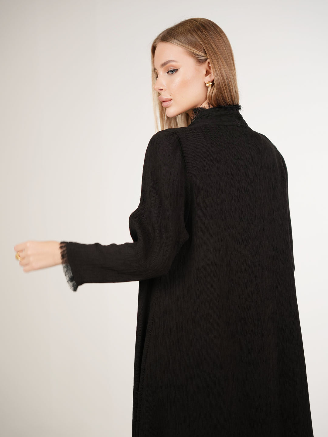 IH02 ABAYA Set (BLACK)